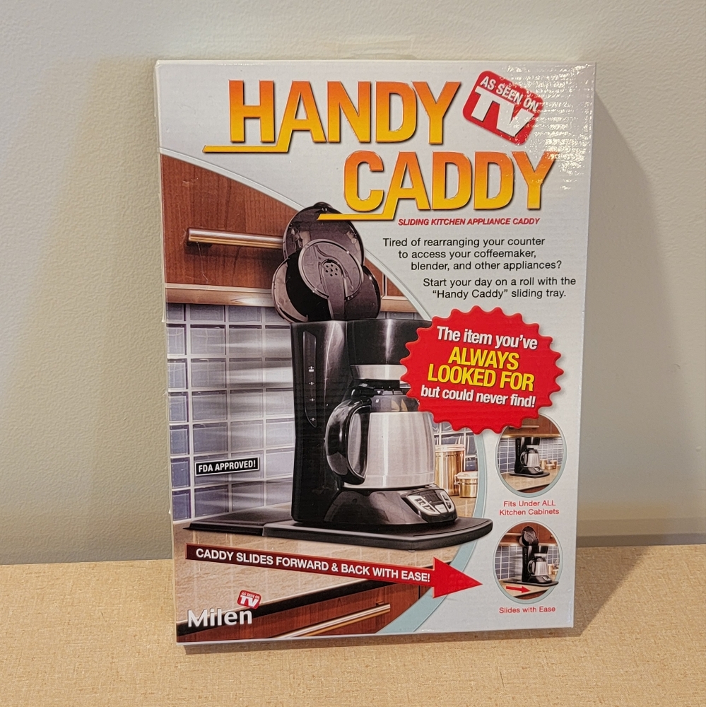 Handy Caddy Sliding Kitchen‎ Appliance Caddy New in Box